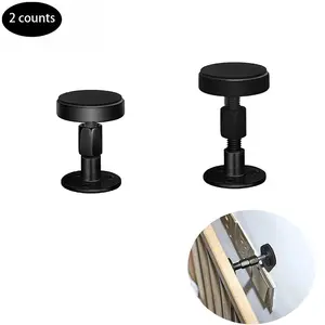Adjustable Threaded Bed Frame Anti-Shake Tool, Self-adhesive Headboard Stopper, Furniture Hardware for Beds Cabinets Sofas, Slide Stopper