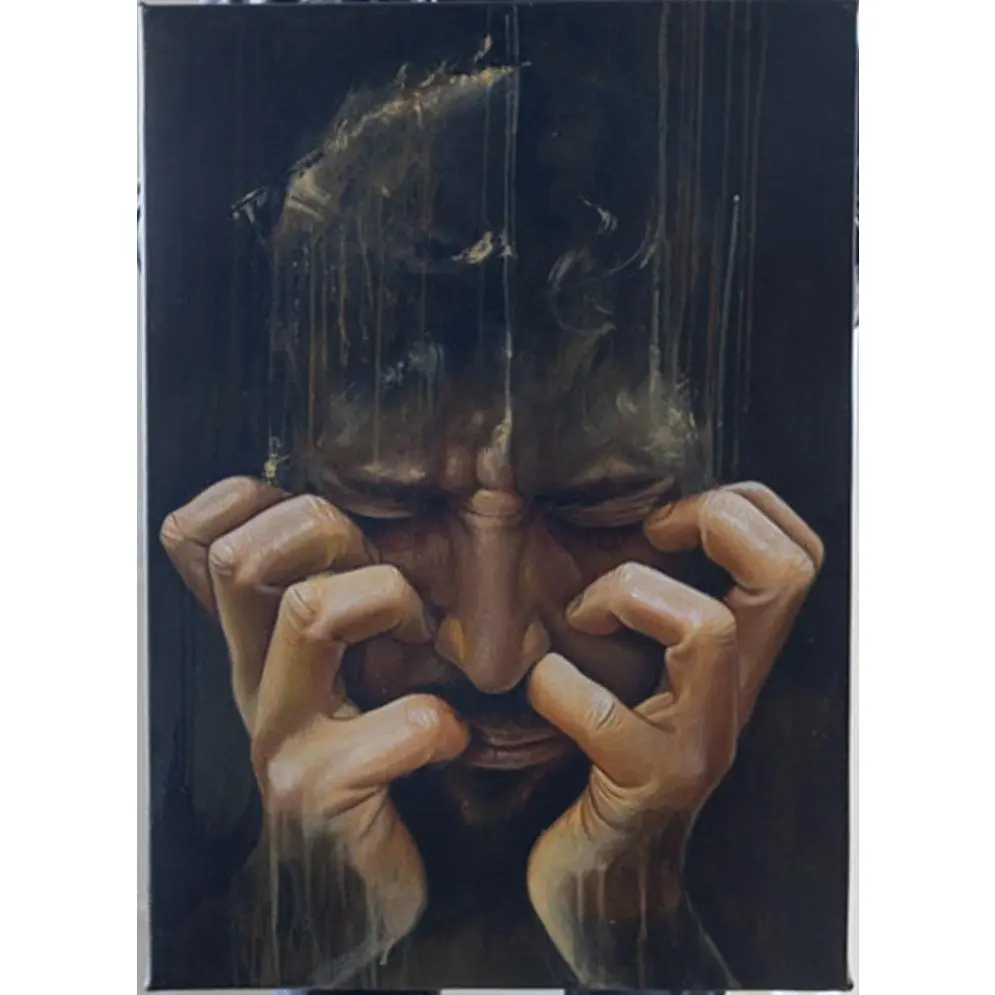 Liam Bononi Silence Preceding the Scream 2023 Wall Art Poster, 50cm x 70cm Home Decor Print