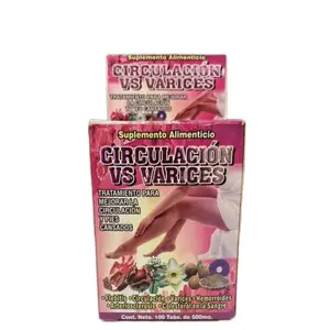 Circulación VS Varices - 100 tabletas  de 500mg mejorar la circulación antioxidante  Vitamin