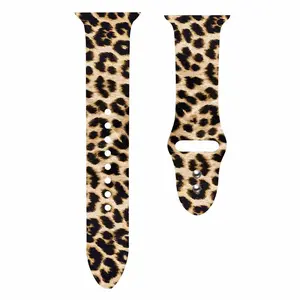 Fashion Leopard Print Silicone Watch Band (Band Only), Replacement Watch Band for Apple Watch 10 46mm 42mm Ultra 1 2 49mm, Smart Watch Accessories, Smart Watch Straps, Wearable
