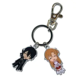 Sword Art Online - Kirito & Asuna Metal Keychain