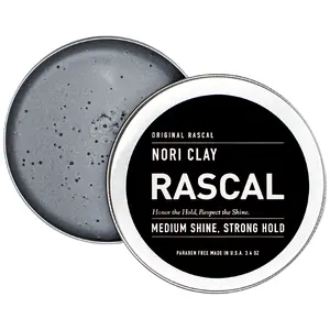 Nori Clay Hair Styling Puck by Rascal - Medium Shine, Strong Hold Hair Styling for Men