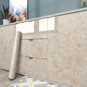 Marble Pattern Contact Paper, Self-adhesive Wallpaper, Decorative Wall Paper for Dining Table Desk Furniture Renovations, Home Decor, Marble Backsplash Wallpaper