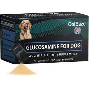 Dog Joint Care Supplement with Glucosamine, Chondroitin, and Collagen – Hip & Joint Support for Mobility, 60 Ct. Box