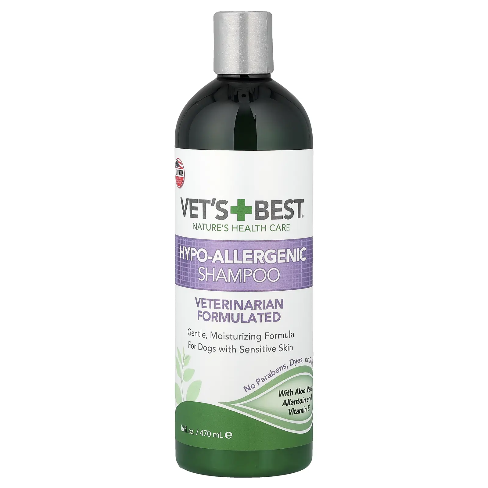 Vet's Best Hypo-Allergenic Shampoo, For Dogs with Sensitive Skin, 16 fl oz (470 ml)