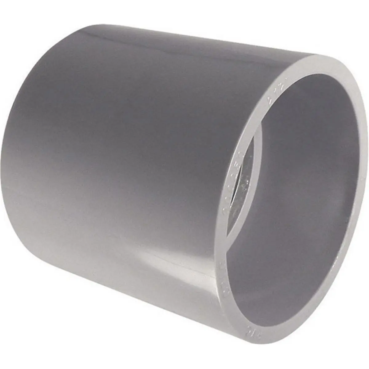 Cantex 6141630C 3 in. CSA Listed, ETL Listed, UL Listed PVC Standard Coupling - Knockout Reduced Size, Paintable, Plain End for Joining Conduit Pipe Lengths