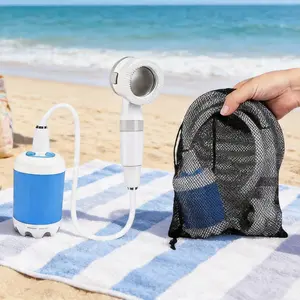 Portable Showers with USB Rechargeable 4000mAh Electric Pump, Waterproof Outdoor Device for Hiking, RV Use
