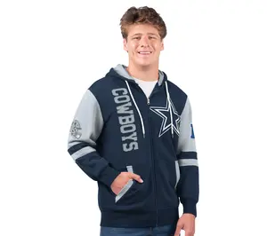 NFL Dallas Full Zip Hooded Sweatshirt NFL Dallas Full Zip Hooded Sweatshirt