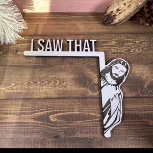 Religious Jesus I Saw That Door Frame Decoration - Home Ornaments