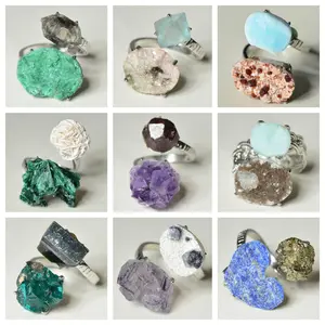 [No.434-442 Tray #16]Unique handmade crystal ring