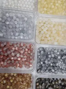 10 Pcs Mixed Multi-color Acrylic Cat Eye Beads, DIY Jewelry Beads