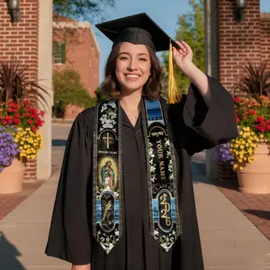 Custom Guatemalan American Flag Graduation Sash 2026, Personalized Guatemala Grad Stole,  Graduation Class of 2026,  Grad Outfit Guatemalan