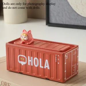 Mini Container Small Iron Box Vintage Creative Decorative Storage Box, Durable Storage Organizer, Unique Home Décor Item, Compact Organization Solution