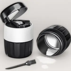 3-in-1 Pill Crusher and Pill Cutter, Pills Crusher Fine Powder with Stainless Steel Grinding Head, Pil Grinder with Storage for Tablets, Cutter Splitter for Small and Tiny Pills