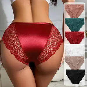 Women’s Floral Lace High Waist Panties Set, 6/12/18-Pack L-Trimmed Underwear with Silky Satin Stretch Waistband That Won’t Dig In, Breathable Gorgeous Cute Shiny Ultra-Soft Fabric tiktokshopspringglowup
