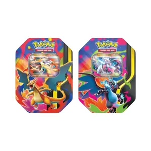 Pokemon English Mega Charizard X&Y Tin CARDS LIVE OPENING