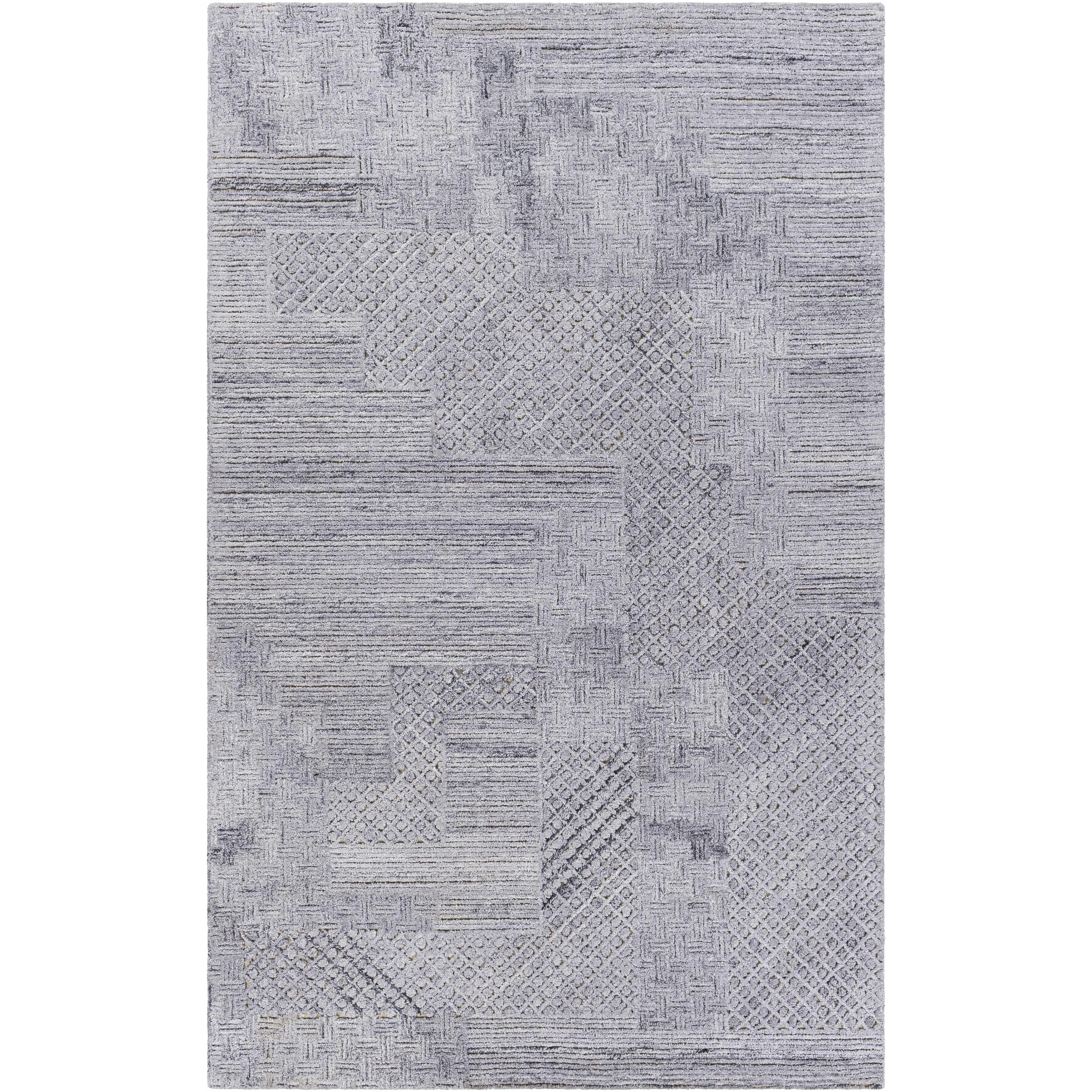 Boxholm Storm Gray Hand-Tufted Wool-Blend Area Rug - Elegant Home Decor Wool Area Rug, Clearance, Home Decor Rug, Elegant Rug