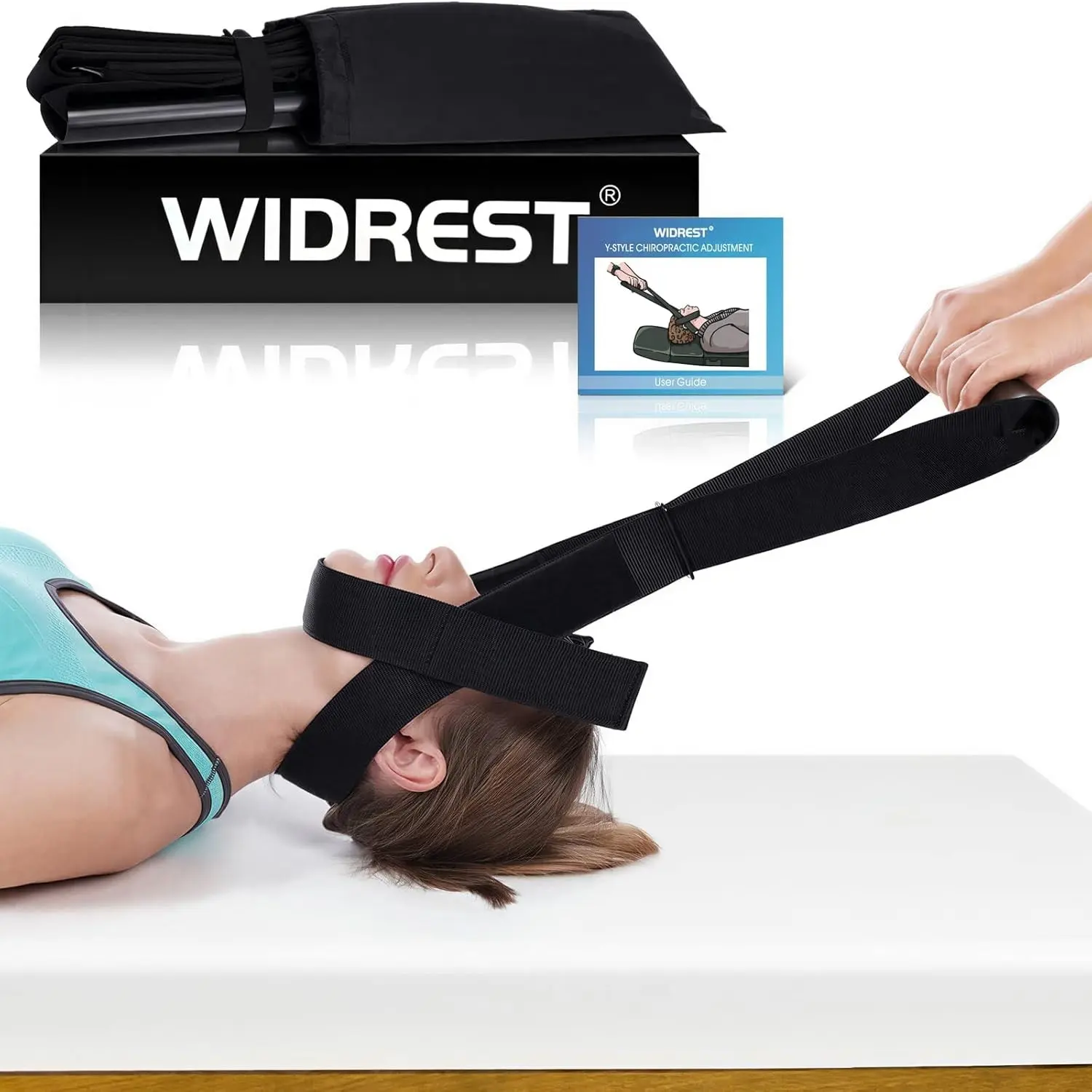 Adjustable Neck Traction Strap & Cervical Spine Decompression Device with Chin Support - Suitable for, Physical, Pilates Stretch Tool, Post-Surgery, for Gym Use (/ Color/)