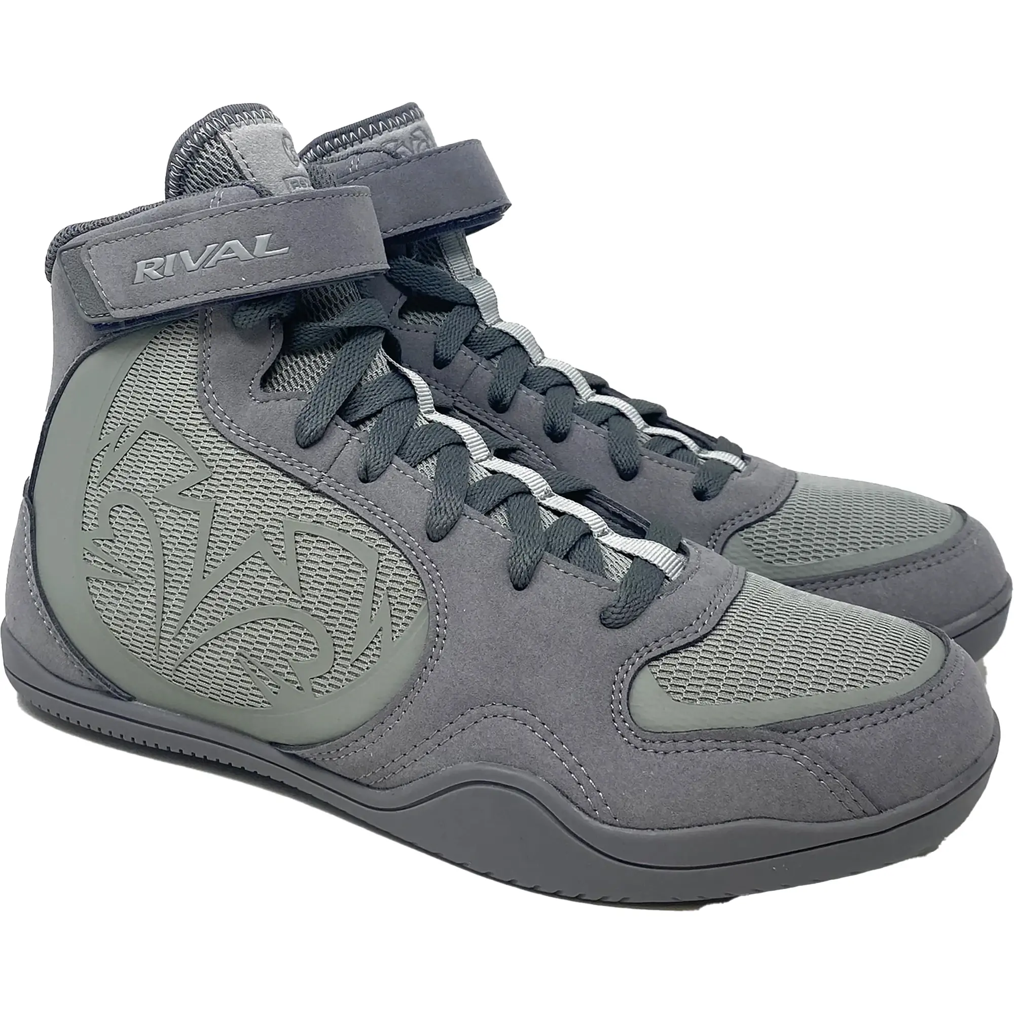Rival Boxing RSX-Genesis 3 Low-Top Boxing Boots, Printed and Embossed Rival Graphics, PU Upper, Suede-Like Finish Sports Footwear for Boxing, Athletic Shoes