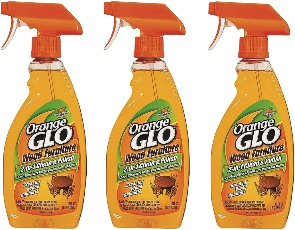 Orange Glo Wood Cleaner 3 Pack | Shine & Protect Furniture