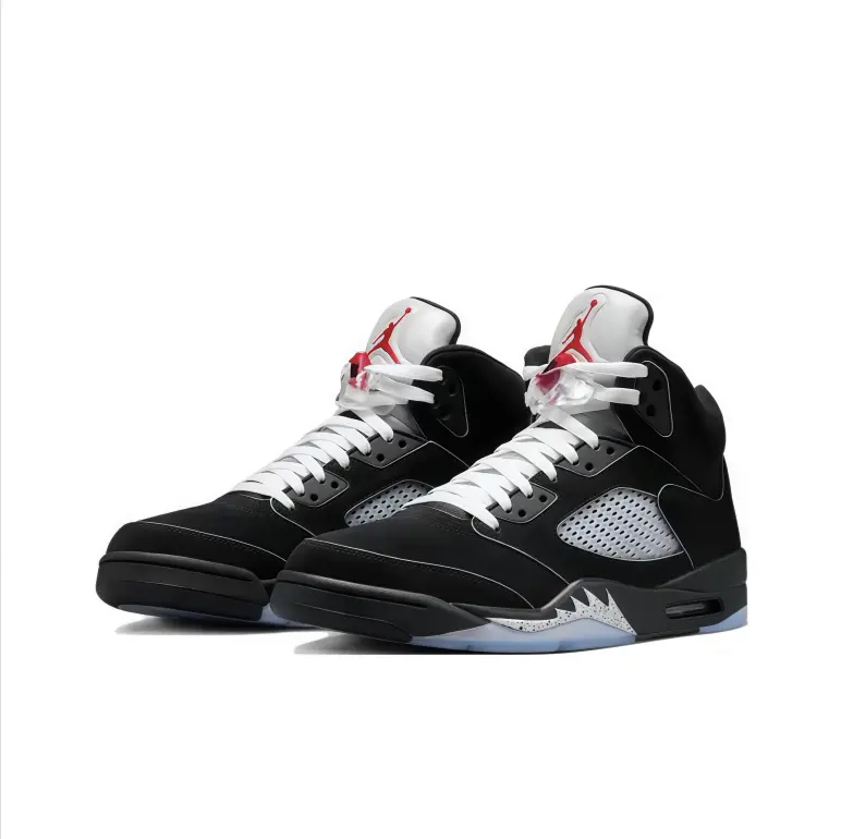 Black White High Top Basketball Sneakers, Breathable Mesh Cushioned Athletic Shoes, Transparent Outsole Fashion Street Trainers Daily Casual Wear