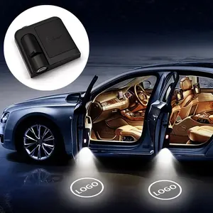 2pcs/4pcs Car Door Welcome LED Projector Lights, Various Exclusive Auto Logos Available, High Definition, Easy Installation, Enhances Luxury Feel