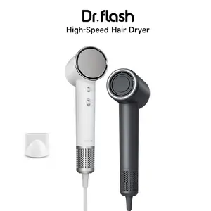 High speed lonic Hair Dryer,Frizz,110,000 RPM Brushless Motor, Speed Fast Drying Low Noise, Lightweight, magnetic air nozzle,4 Temps,New Year Gift