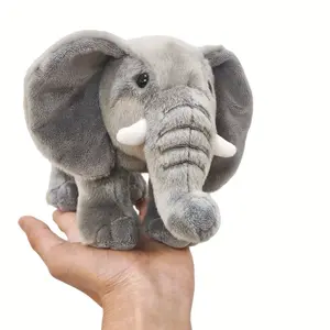 Plush Animal Stuffed Toys, Giraffe Zebra Elephant Reindeer, Kids Comfort Dolls, Soft Fabric Baby Toys, Educational Playtime Accessories