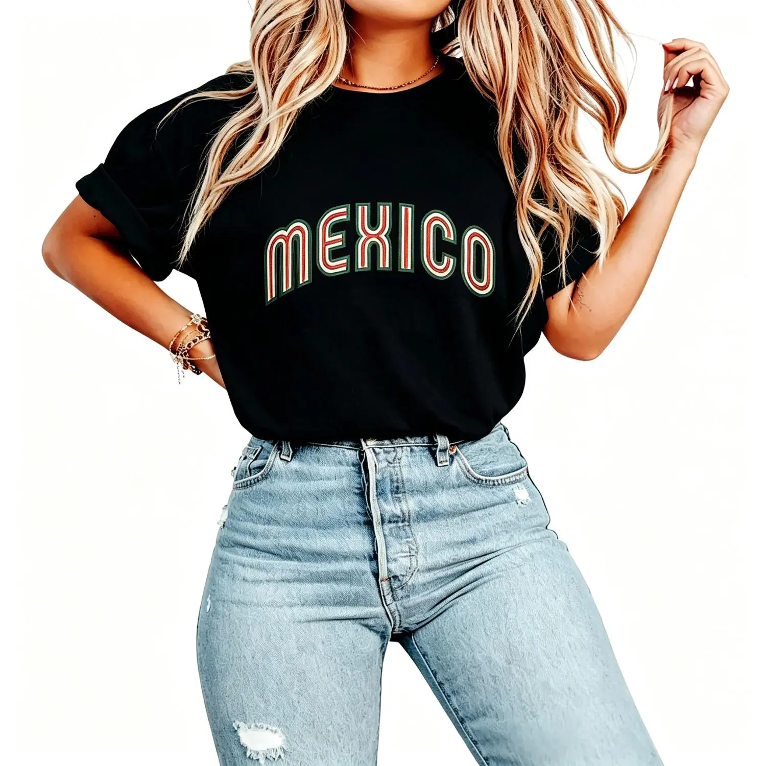 PRINT Mexico T-Shirt Y2K Graphic Shirt Vintage Mexico T-Shirt Aesthetic 90s Retro Summer