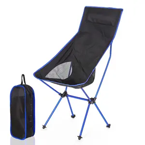 Outdoor Camping Beach Folding Chair, Lightweight Leisure Lazy Lounger, Aluminum Alloy Large Moon Chair, Portable Outdoor Chair, Camping Folding Chairs, Lightweight Foldable Chair, Ideal for Picnic, Sand, Lawn, Fishing