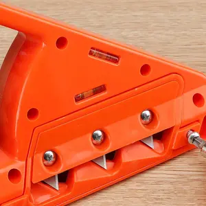 Quick Cutting Gypsum Board Tool, 45° & 60° Edge Sander for Drywall, Carpenter's Hand Plane with Blades, Gypsum Board Trimming & Beveling Tool