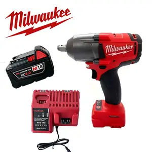 Remove Tough Lug Nuts Fast! Milwaukee M18 1/2 Inch Cordless Impact Wrench, Brushless Motor, 900Nm Power for Car Repair & DIY Garage Jobs