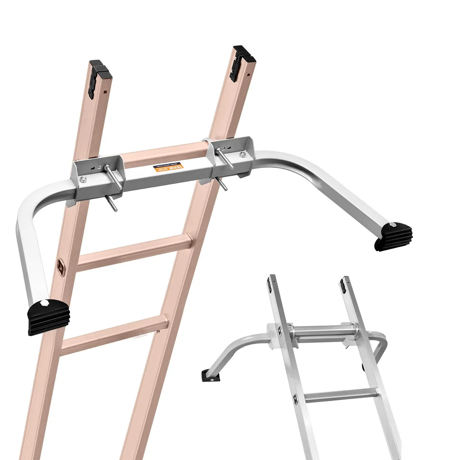 【SummerFinds】VEVOR Ladder Stabilizer,  , Extension Ladder Standoff, Heavy Duty Wing Span/Wall Ladder Accessories for Roof Gutter, Easy to Use & Wide Adaptability & Anti-slip Rubber Feet, 330 lbs Weight Rating