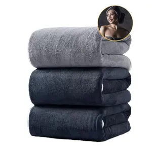 3 Pack Super Absorbent Microfiber Premium Bath Towels, Quick Drying Towels, 300g/m² Quick Dry, Size 70x140cm, Ideal for Spa, Yoga, Gym, Bathroom Use