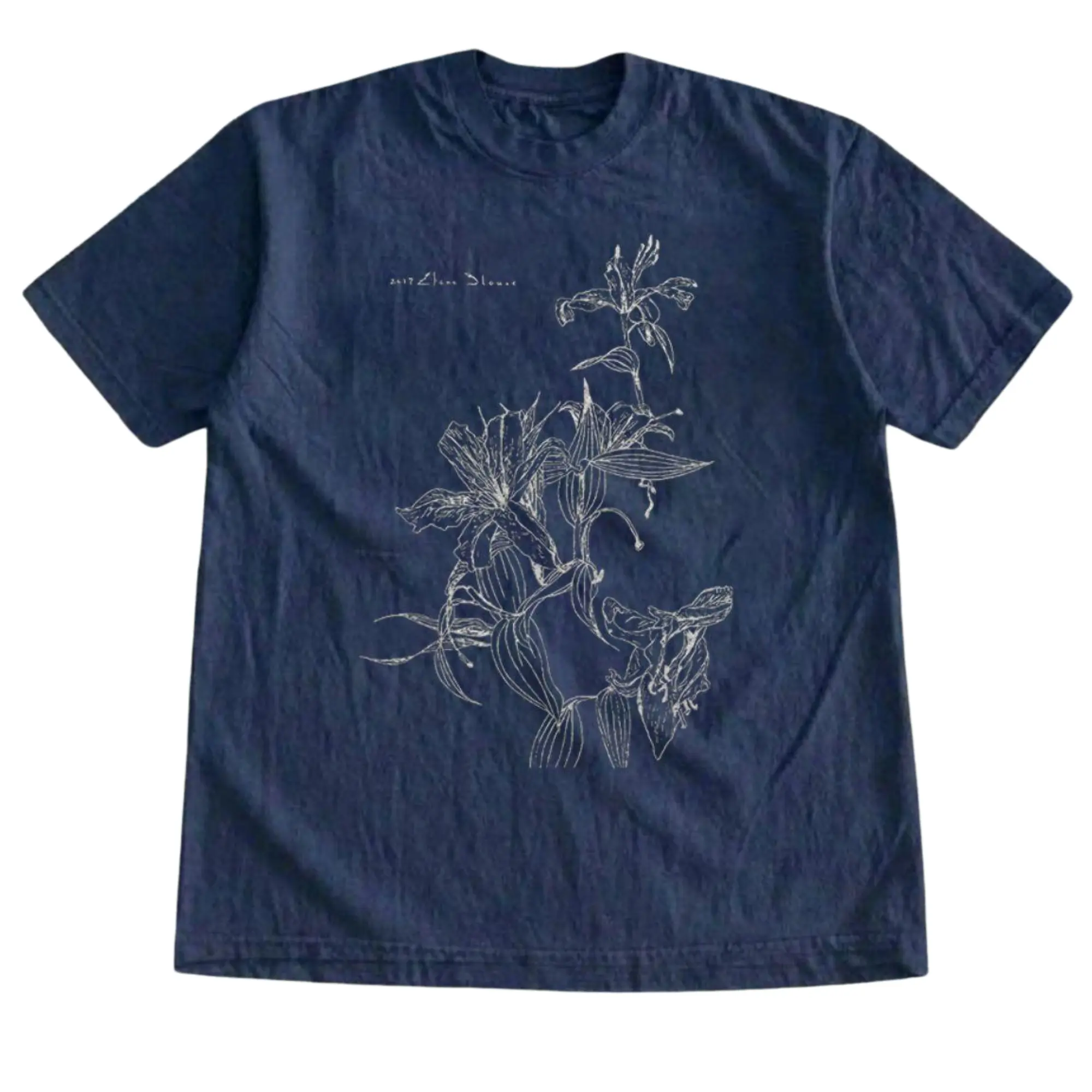 Vintage Y2K Botanical Line Art T-Shirt, Minimal Flower Sketch Graphic Tee, Nature Floral Illustration Shirt, Indie Aesthetic Plant Top, Unisex Gift