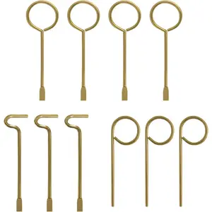 10 Pack Emergency Replacement Interior Door Key for Bathroom Bedroom