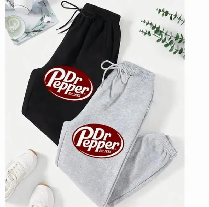 Unisex Dr P3pper Sweatpants, Soda Dr P3pper Jogger Pants For Fans, Soda Drink Streetwear Joggers, Pants For Soda Lovers, Casual Pants, All Seasons Lightweight Cotton Polyester Tapered Fit