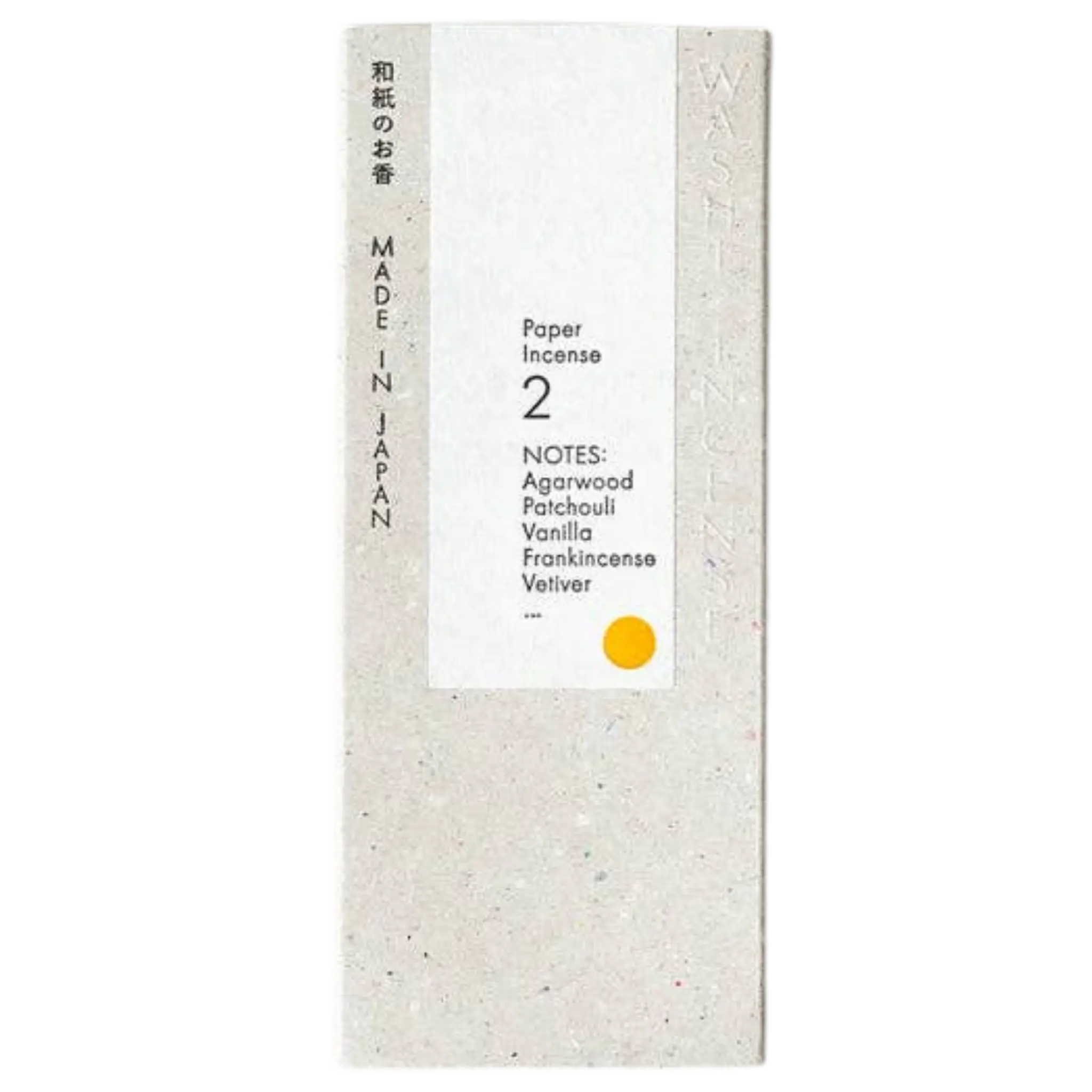 Morihata - Washi Paper Incense Strips (#2 Elegant Agarwood)