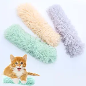 3 Pieces Cat Toys Cat Pillows, Interactive Cat Kicker Toy Soft and Durable Plush Fabric Kick Sticks Chasing Chewing Filled Chew for Puppy Kitty Exercise