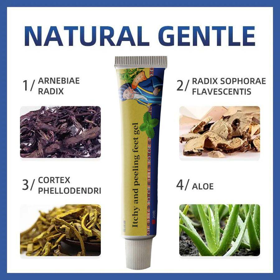 Athlete's Foot Cream: Relieves itching, peeling, foot odor, itchy toes, Hong Kong foot, excessive foot sweat, cracked and blistered feet.