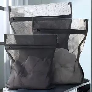 3-Piece Mesh Laundry Bag Set, Laundry Organizer, Laundry Room Organiser, Durable Washing Bags for Thick Clothing, Ideal for Delicate Garments Protection