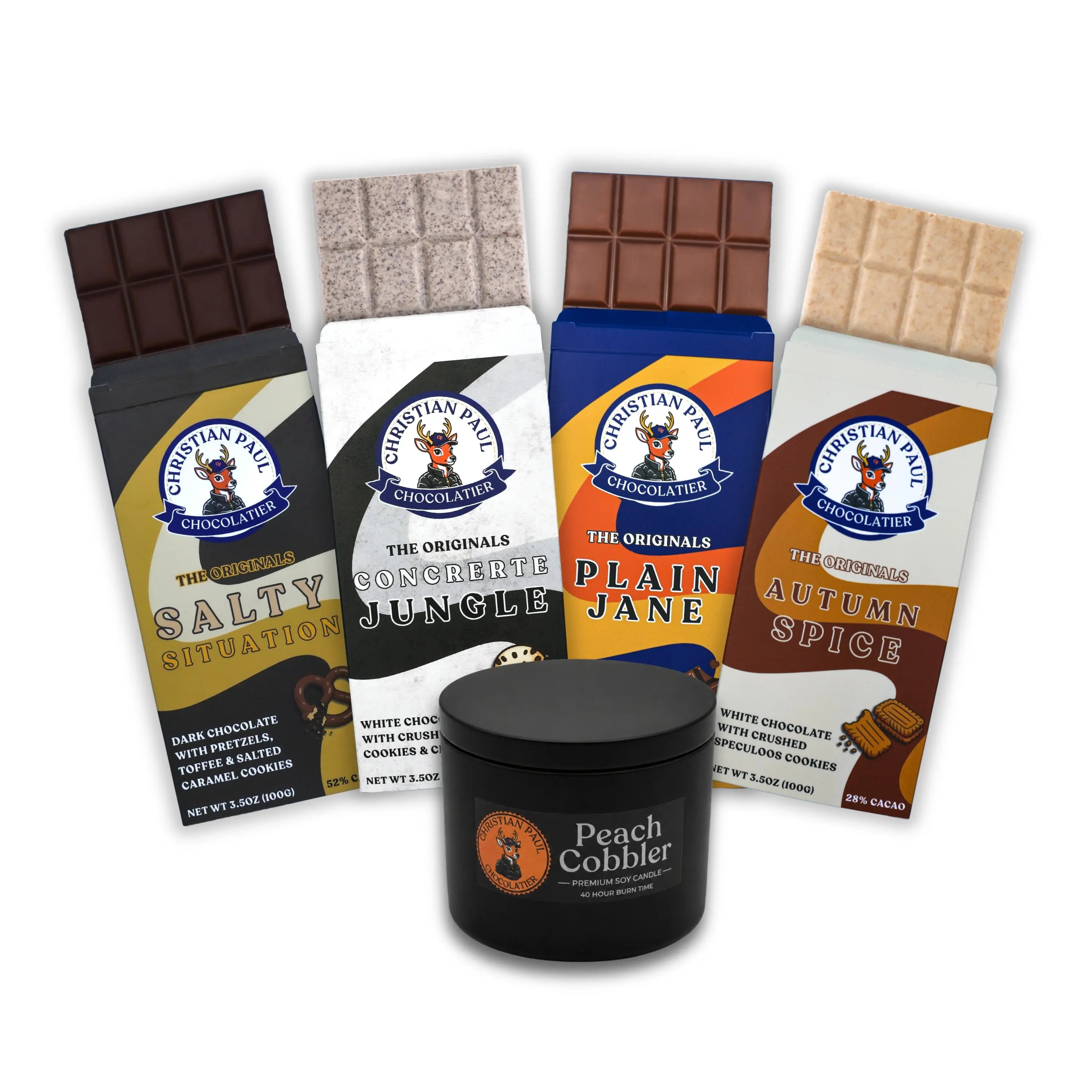 Cozy Candle & Chocolate Gift Set