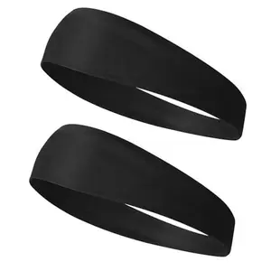 Headbands for Kids, 2PCs Cooling Sports Headband Kid Sweat Band for Football Soccer Baseball Karate Running, Elastic Sweatbands for Girls Boys Kids Workout Athletic Accessories