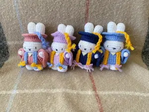 Graduation Bunny Crochet Miffy Crochet Cute Bunny Crochet Gift for Graduation