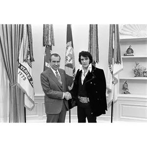 Elvis Presley Richard Nixon Poster