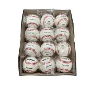 Wilson 9" A1010S Official High School Leather Blem Baseballs -- 1 DZ