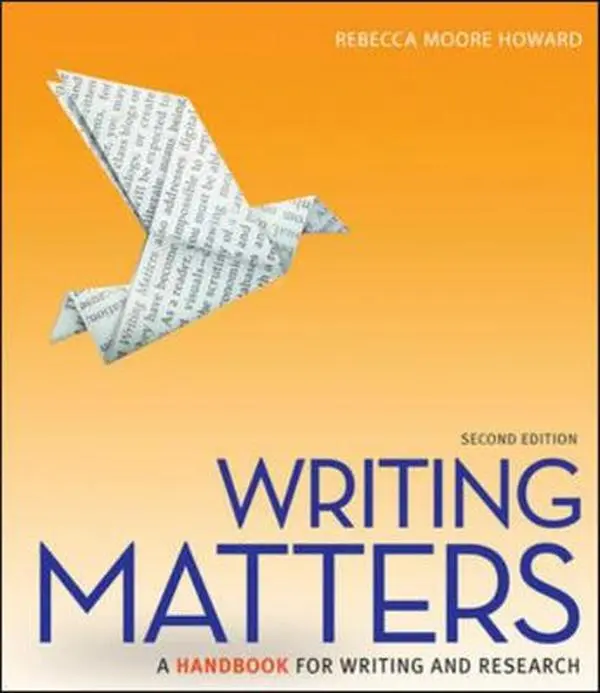 USED Book - Writing Matters: A Handbook for Writing and Research (Comprehensive Edition with Exercises) by Howard, Rebecca Moore (Hardcover) - english