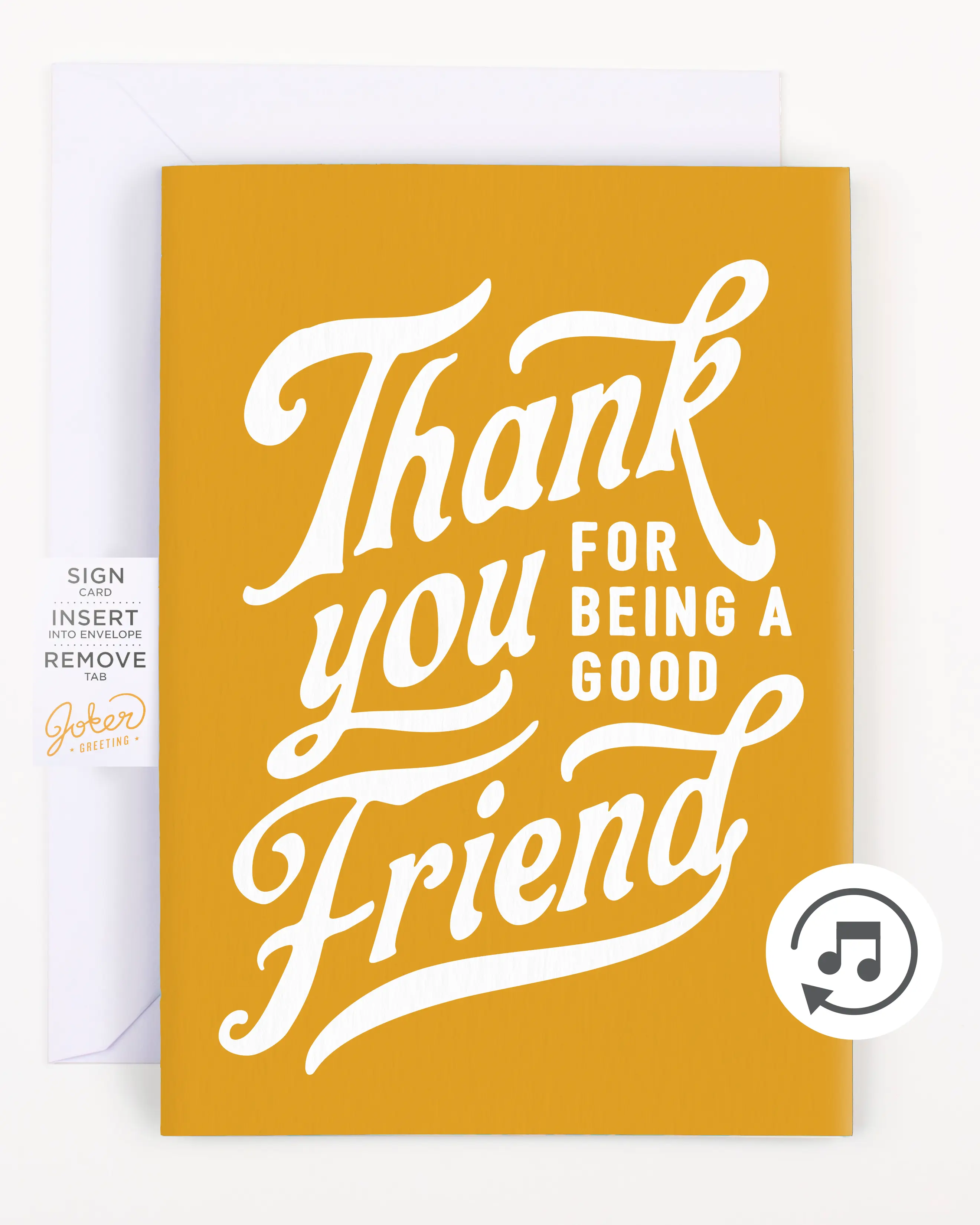 Glitter Spill Thank You Card, Looping Music Feature, Sign Before Arming Function, Ideal for Friend Greetings (Office Stationery Supplies)