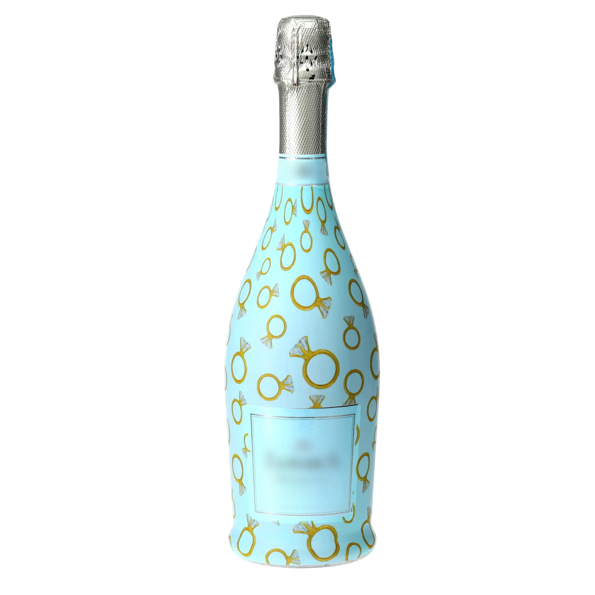 Beau Bottles Blue Engagement Ring - Decorative Bottle Wrap