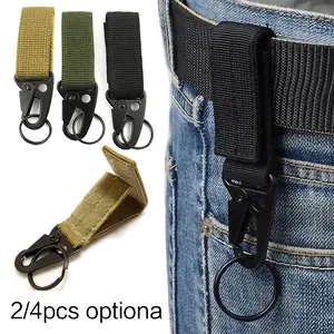 Tactical Equipment Clip, Nylon Waistband Fixing Clip, Climbing Buckle, Standard Keychain Fixing Chain, Quick Release Outdoor Activity Hook, Carabiner For Leash